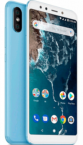 Смартфон Xiaomi Mi A2 2018 64Gb (синий)